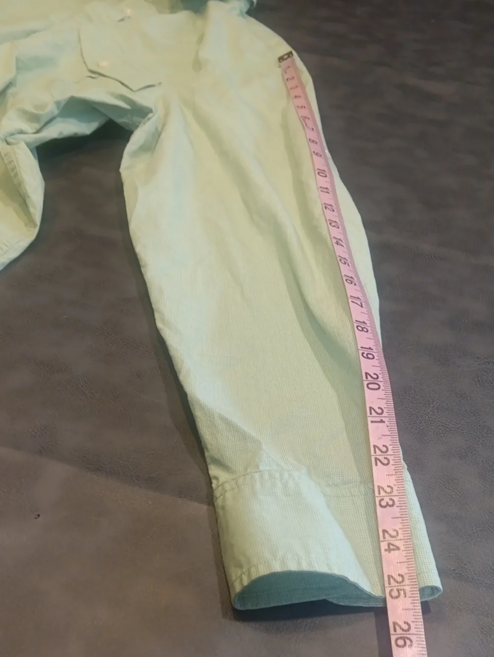 Banana Republic Soft Wash Utility Button Down Shirt Sage Green Large